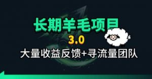 长期羊毛项目，小程序订阅3.0，几分钟单号30-50r，全自动项目，被动收益-沧海聊项目