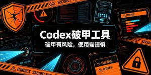 Codex破甲工具，破甲有风险，使用需谨慎-沧海聊项目
