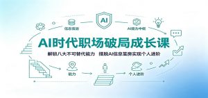 AI时代职场破局成长课：解锁八大不可替代能力，摆脱AI信息茧房实现个人进阶-沧海聊项目