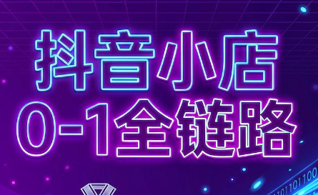 兵哥电商·抖音小店从0到1全链路(更新7月)-沧海聊项目