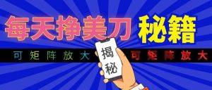 全自动量子纠缠量化项目，每天挣美刀，可矩阵放大！-沧海聊项目