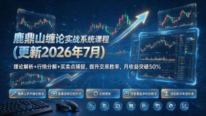 鹿鼎山缠论实战系统课程(更新26年7月-沧海聊项目