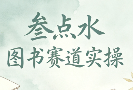 叁点水图书赛道实操-沧海聊项目