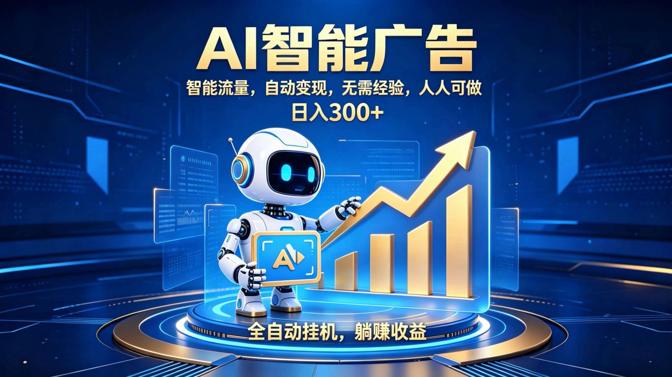 轻资产新赛道，全自动AI广告，打造持续收益-沧海聊项目