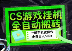 CSGO游戏挂G捡漏搬砖,超稳定的项目,带领1000+小白实现日入500+,数据可视频验证【揭秘】-沧海聊项目