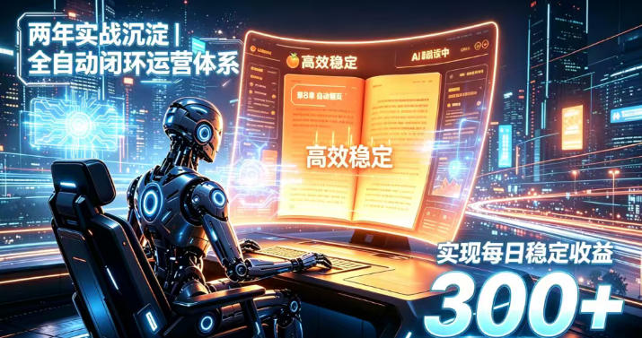 两年实战沉淀｜全自动闭环运营体系，实现每日稳定收益300+【揭秘】-沧海聊项目