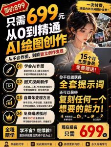 抖音10W粉丝博主的AI绘图教学，从0到精通AI绘图创作，从不会作图到能独立创作变现-沧海聊项目