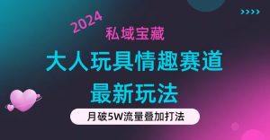 （11541期）私域宝藏：大人玩具情趣赛道合规新玩法，零投入，私域超高流量成单率高-沧海聊项目