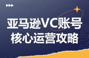 亚马逊VC账号核心玩法解析,实战经验拆解产品模块运营技巧,提升店铺GMV,有效提升运营利润-沧海聊项目