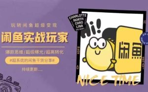 从0到1系统玩转闲鱼变现,教你核心选品思维,提升产品曝光及转化率-沧海聊项目