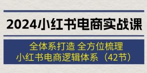 （12003期）2024小红书电商实战课：全体系打造 全方位梳理 小红书电商逻辑体系 (42节)-沧海聊项目