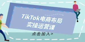 （12156期）TikTok电商布局实操运营课：从新手到精通，成为TikTok带货运营高手-沧海聊项目
