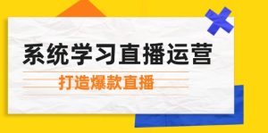 （12802期）系统学习直播运营：掌握起号方法、主播能力、小店随心推，打造爆款直播-沧海聊项目