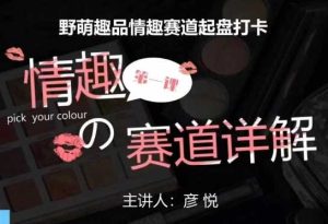 比高社群：情趣赛道训练营，野萌趣品情趣赛道起盘打卡，市场刚需项目-沧海聊项目