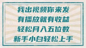 （13667期）不剪辑不直播不露脸，有播放就有收益，轻松月入五位数，新手小白轻松上手-沧海聊项目