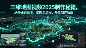 三维地图视频2025制作秘籍,从基础到高阶,掌握全流程,开启创作新篇-沧海聊项目