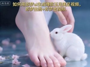 如何用即梦ai生成爆款玉足美足视频，即梦出图+即梦出视频，快速涨粉-沧海聊项目