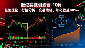 缠论实战训练营-10月:基础理论,行情分析,交易策略,年化收益80%+-沧海聊项目