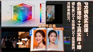 PR调色实战课：色彩理论+工具实操+婚礼医美/30+实操案例，月接单超2万-沧海聊项目