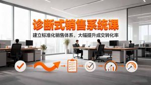 诊断式销售系统课，建立标准化销售体系，大幅提升成交转化率-沧海聊项目