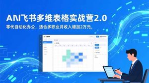 AI+飞书多维表格实战营2.0:零代码自动化办公,适合多职业月收入增加2万元-沧海聊项目