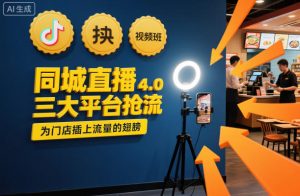 同城直播实操班4.0，三大平台抢流，为门店插上流量的翅膀-沧海聊项目