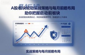 A股板块轮动实战策略与每月前瞻布局，助你把握启动前板块，规避风险，实现稳健盈利-沧海聊项目