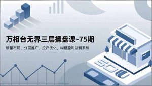 万相台无界三层操盘课-75期，销量布局、分层推广、投产优化，构建盈利店铺系统-沧海聊项目