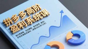 拼多多高阶盈利系统课，强付费策略、活动爆破、首页推荐，实现店铺稳定盈利(更新12月-沧海聊项目