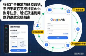 谷歌广告投放与联盟营销，手把手教你完成谷歌Ads账号注册、验证及遇到问题的退款实操指南-沧海聊项目