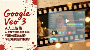 Google Veo 3人工智能AI生成式电影制作课程:利用AI高效创作专业级视频的技能!-沧海聊项目