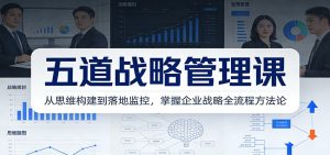 五道战略管理课：从思维构建到落地监控，掌握企业战略全流程方法论-沧海聊项目